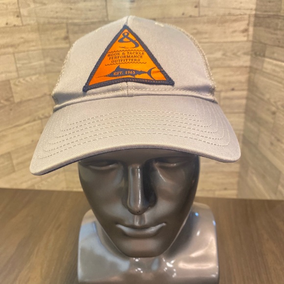 Hook & Tackle Hat Adjustable Mesh Back SnapBack  Blue/gray Cap Hat - Picture 3 of 12
